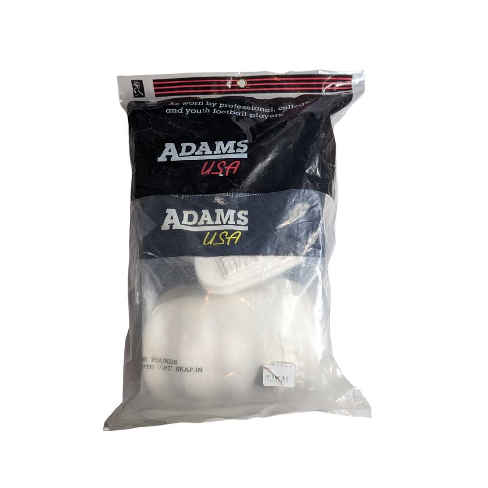 Adams Football 7 Piece Hip & Tail Pad Set Y-740 & Black Pants Set Youth Large